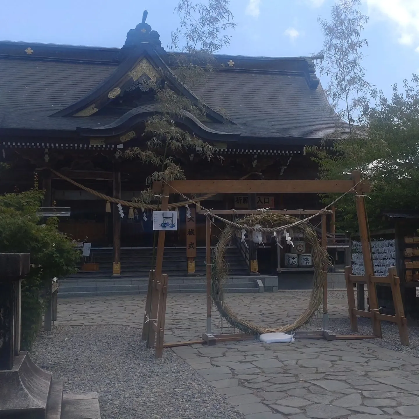 新発田市 諏訪神社に行ってきました🚗 ³₃